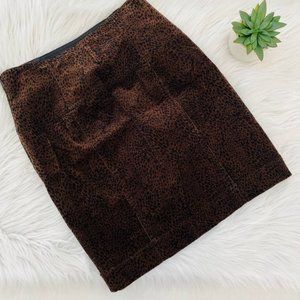 WORTH High-Waisted Corduroy Skirt